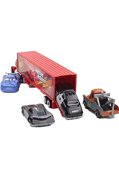DURRA Lightning Mcqueen Toy Mc Truck with Openable 6 Cars