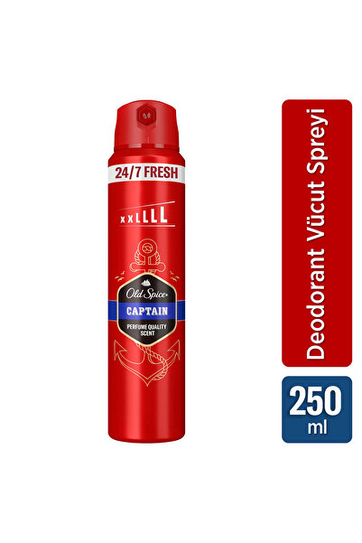 Old Spice Captain Erkek Sprey Vücut Deodorantı 250 ml XL Büyük Boy