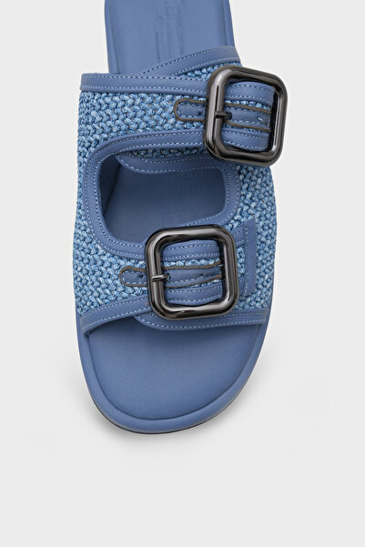 Capone Outfitters Дамски пантофи от естествена кожа с подплатена пета и удобна изработка