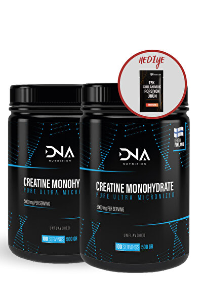 Dna Nutrition Creatine 500gr X 2 Adet (TOPLAM 1000GR - 200 SERVİS)