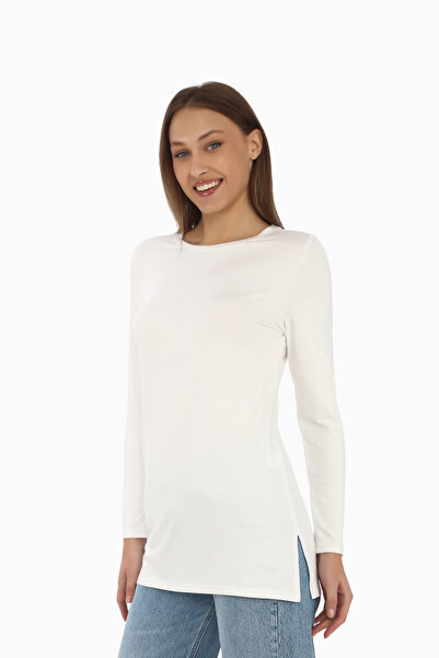 penyebizden Жіноча віскозна туніка - зручна та стильна, кремового кольору
