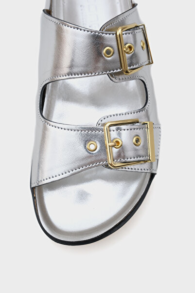 Capone Outfitters Γυναικείες άνετες παντόφλες Margy Wedge με διπλή πόρπη