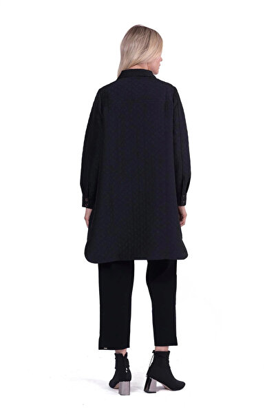 Invee İnvee Quilted Black Jacket 6879