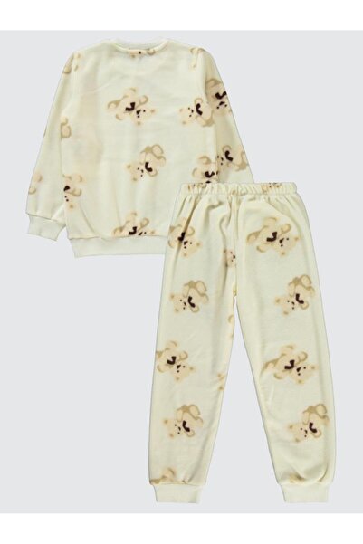 Civil Girls 10-13 Years Old Girl's Pajama Set - Chalk