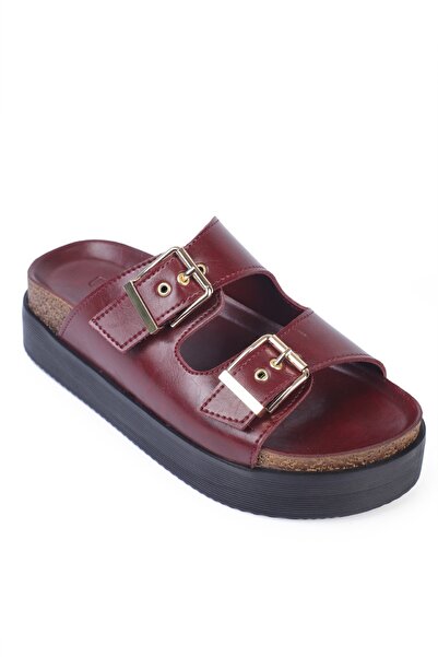 Capone Outfitters Papuci confort pentru femei Margy cu toc cu pană și cataramă dublă