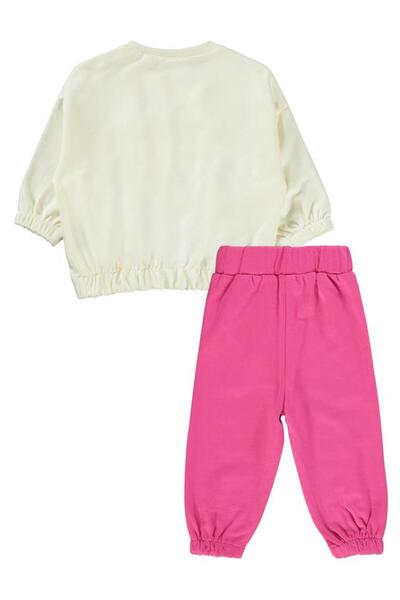 TWEETY Kız Bebek Takım 6-18 Ay Ekru-koyu Pembe