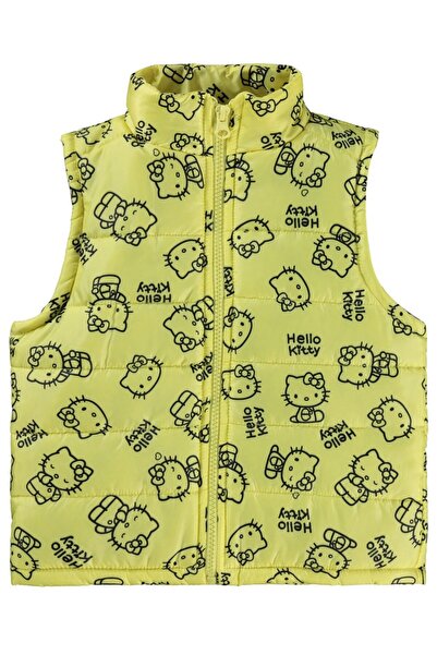 Hello Kitty Girl's Vest Age 2-5 Yellow