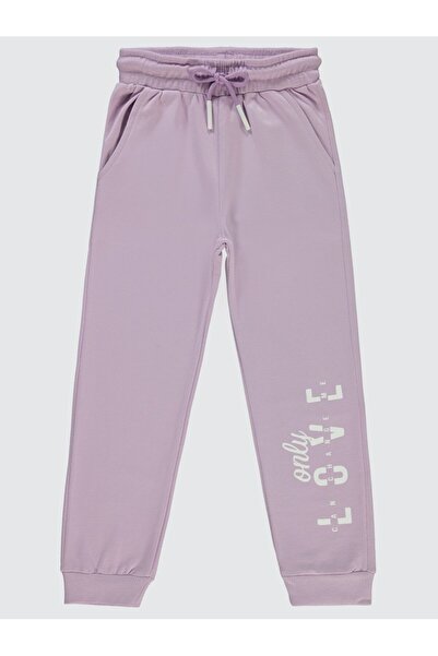 Civil Girls Βασικό παντελόνι φόρμας για 6-9 ετών - Λιλά 9-10 ετών