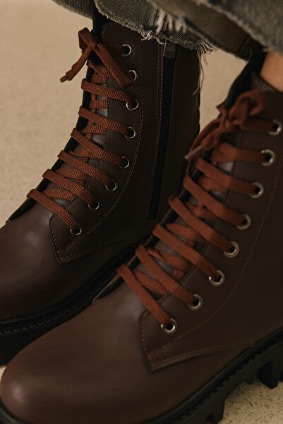 Ziya , Kadın Bot 1531044Z4001 Kahve