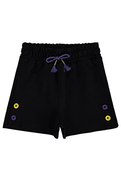 Civil Girls Kız Çocuk Şort 2-5 Yaş Siyah
