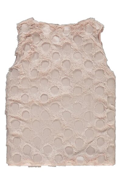 Civil Girls Plush 6-9 Years Old Vest - Powder8-9 Years Old