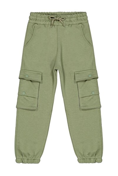 Civil Boys Φόρμα με διπλές τσέπες Cargo για 10-13 ετών - Χακί 11-12 ετών