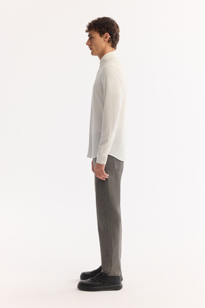 Avva Erkek Beyaz Klasik Yaka Viskon Karışımlı Soft Touch Dokulu Regular Fit Gömlek A52Y2080