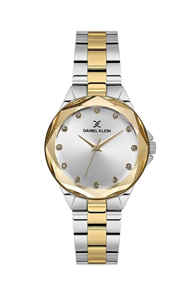 Daniel Klein Dke.1.10894-4 Stone Design 3 Atm Water Resistant Metallic-Gold Color Women's Wristwatch