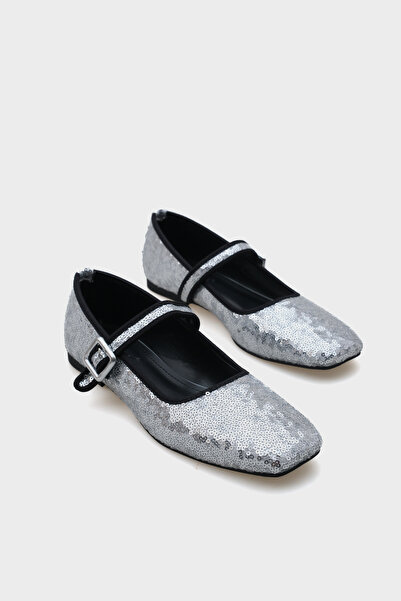 Capone Outfitters Aster Single Strap Buckle Women's Ballerinas