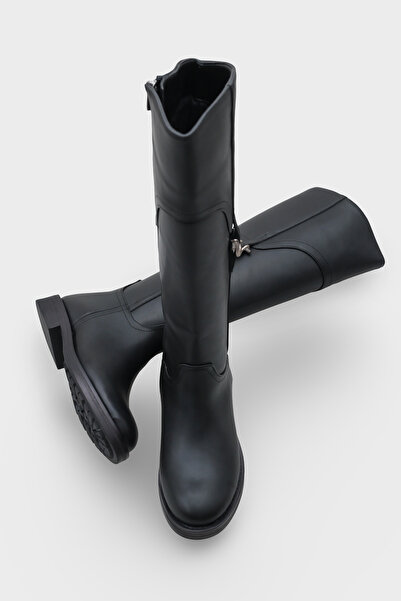 Capone Outfitters Tokalı Binici Fermuarlı Kadın Çizme