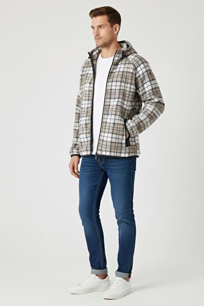 Sabri Özel Örgü Mont Bej