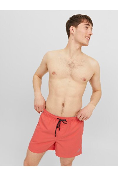 Jack & Jones Jack Jones Men's Orange Shorts - Solid SN Ly Model12225961-23