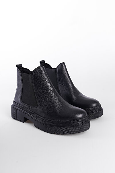 Capone Outfitters Ghete de damă din piele elastică laterală cu talpă Trak