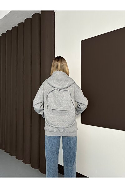 legends butik Unisex 3 Thread Self-Bagging K Hooded Sweatshirt