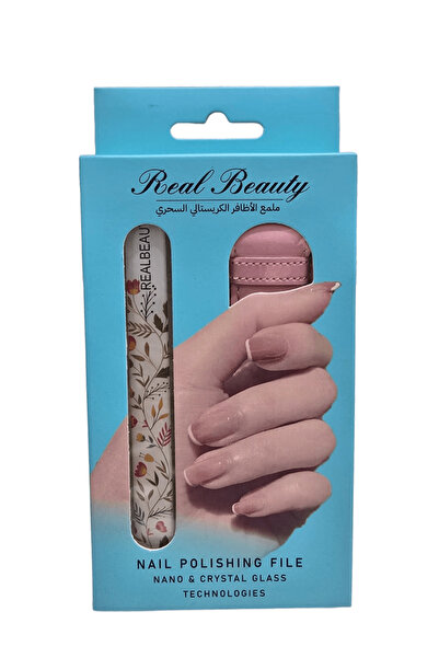 Beauty مبرد وملمع الاظافر الزجاجي السحري (الوان متعددة)- قطعة واحدة