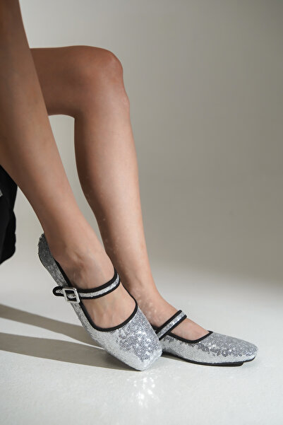 Capone Outfitters Aster Single Strap Buckle Women's Ballerinas