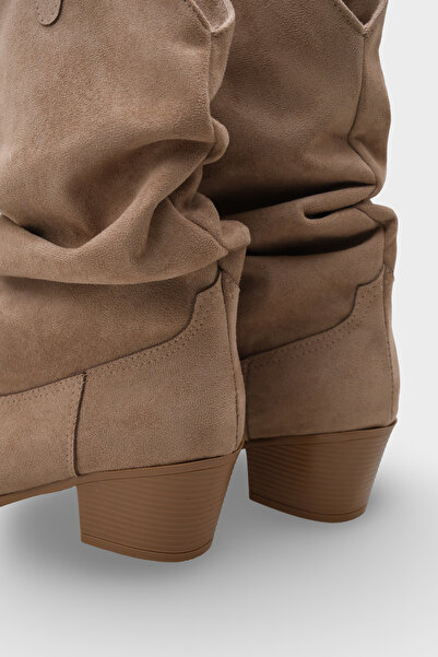 Capone Outfitters West Suede Pull-on Γυναικείες Μπότες Cowboy