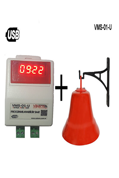 VALERM Programlanabilir Fabrika Vardiya Mola Paydos Zil Cihazı ( Zil Dahil)