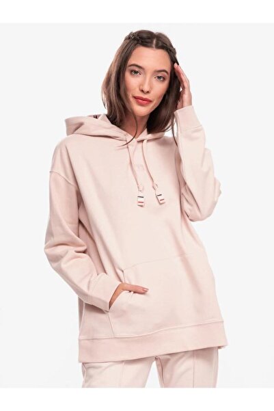 Tommy Hilfiger OVERSİZE CHEST EMBRODERED LOGO HOODIE