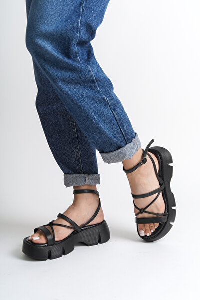 Capone Outfitters Dámské sandály Amy - silná podrážka, kotníkový pásek, pohodlná podešev