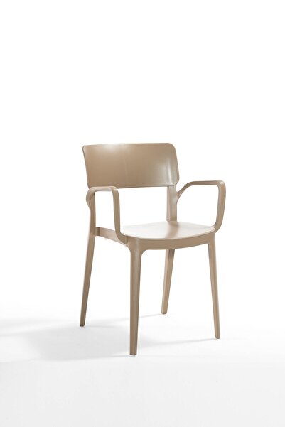 Novussi Panora 6'lı Koltuk Sandalye Seti Kum Beji