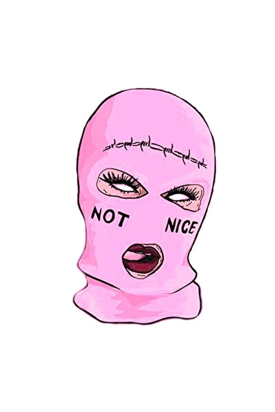 FG KONNİCHİWA Gözyaşı - Heart Kar Maskesi  Balaklava RENK ALTERNATİFİ GANST HİPHOP MODEL