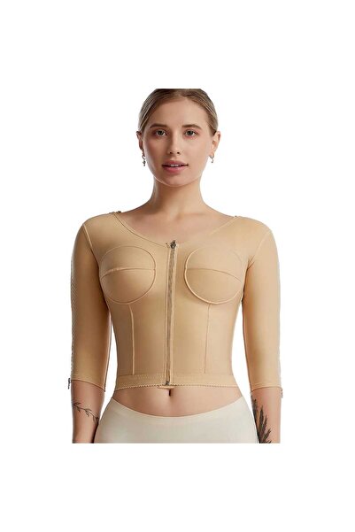 Fstyle مشد نسائي مقاس XS لبعد عمليات شفط دهون الصدر والظهر والذراعين مشد تنحيف وشد ترهل اليدين والصدر