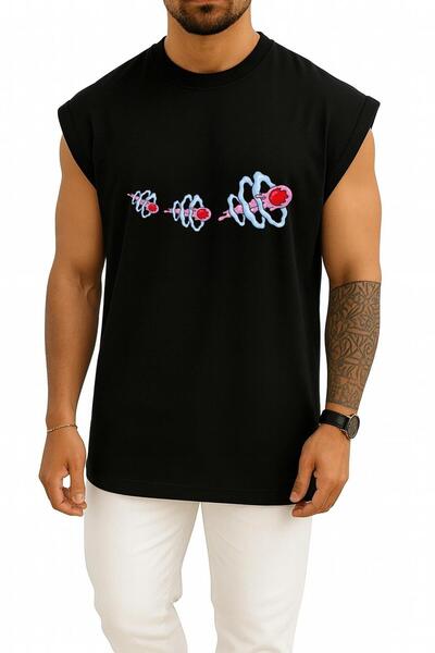 Bahriyeli Collection Oversize Nct 127 Cherry Bomb K-Pop Blackpink Tank Top wi...