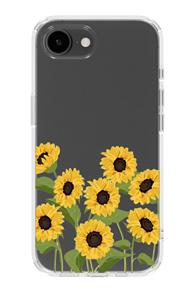 FLAMENKO حافظة هاتف شفافة متوافقة مع آيفون 17E من سلسلة آي سوليرز منقوش