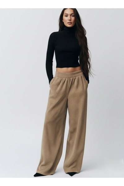 M&N WEAR COLLECTİON selanik fitilli kadife pantolon