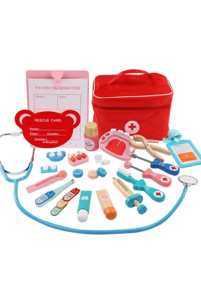 Altıntaş Oyuncak Ahşap Doktor Seti