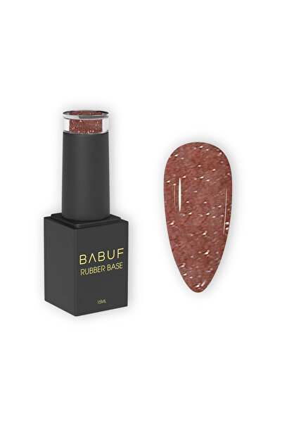 BABUF Baze Rubber Glitter Baza Rubber - Amber Vibe - RBG 2 - 15 ml