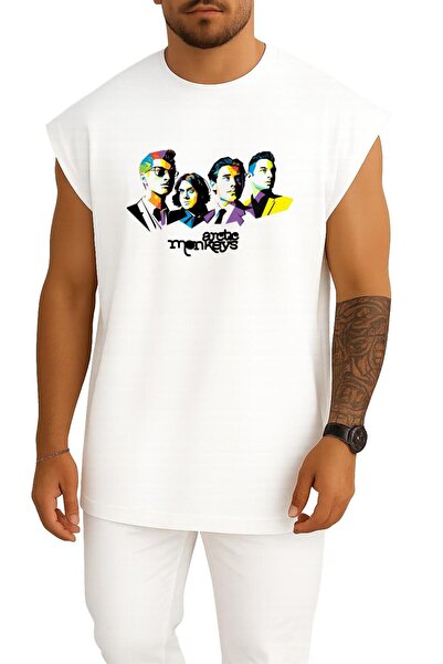 Bahriyeli Collection supradimensionat Arctic Monkeys Art, Jamie Cook Alex Tur...