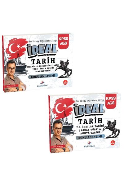Dizgi Kitap 2026 KPSS MEB-AGS İdeal Tarih Konu Anlatımı Set - Birol Yetimoğlu...