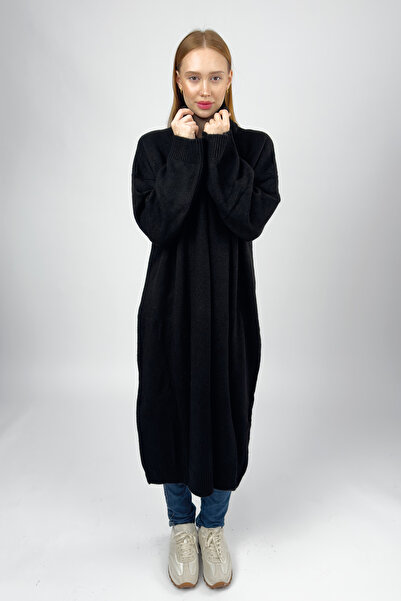 Betimoda Women's Shawl Collar Long Knitwear Cardigan Black