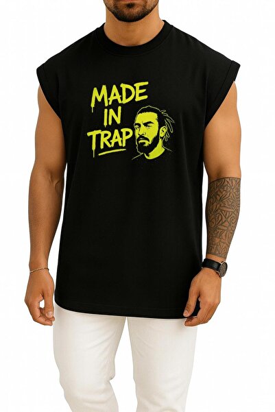 Bahriyeli Collection supradimensionat Ezhel Graffiti Style - Tricou cu design...