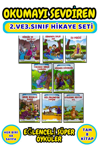 GÖNÜL YAYINCILIK 2.ve 3.sınıflar Için Birbirinden Güzel Hikaye Kitabı Seti