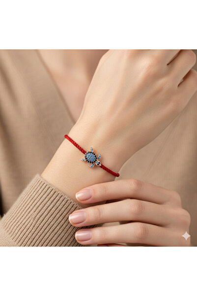 Pag accessories Makrome Burgu Ip Kaplumbağa Zirkon Bileklik