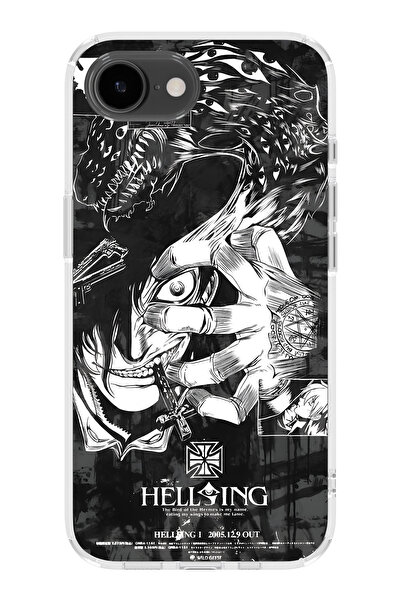 FLAMENKO حافظة هاتف شفافة متوافقة مع iPhone 17E Anime منقوش