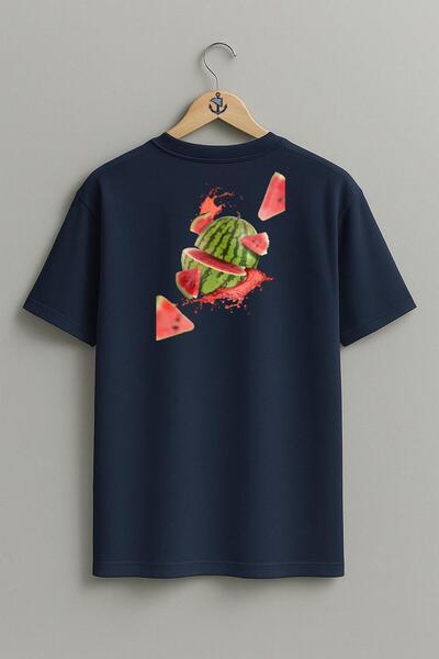 Bahriyeli Collection supradimensionat Summer Fruit Watermelon Designul spate ...