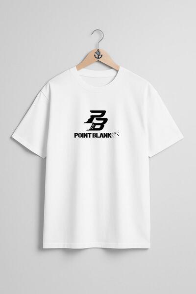 Bahriyeli Collection Tricou Unisex cu Design pentru Piept Point Black Supradi...