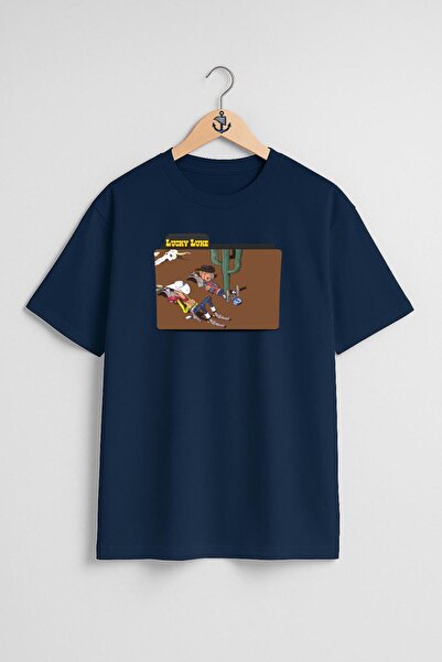 Bahriyeli Collection supradimensionat Lucky Luke Design pentru piept, unisex ...