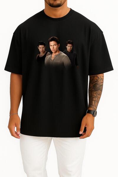 Bahriyeli Collection Tricou unisex cu design pentru piept Tyson Houseman Robe...