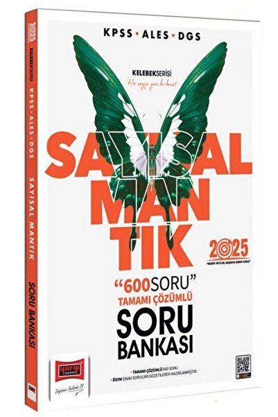 Yargı Yayınları Yargı 2025 KPSS ALES DGS Sayısal Mantık Soru Bankası Çözümlü ...